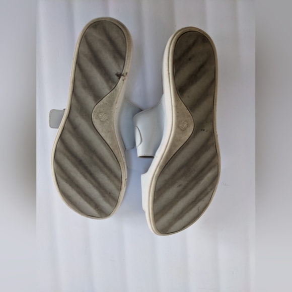Clarks Women's White Step June Tide Sandal Size 8 - Picture 6 of 7